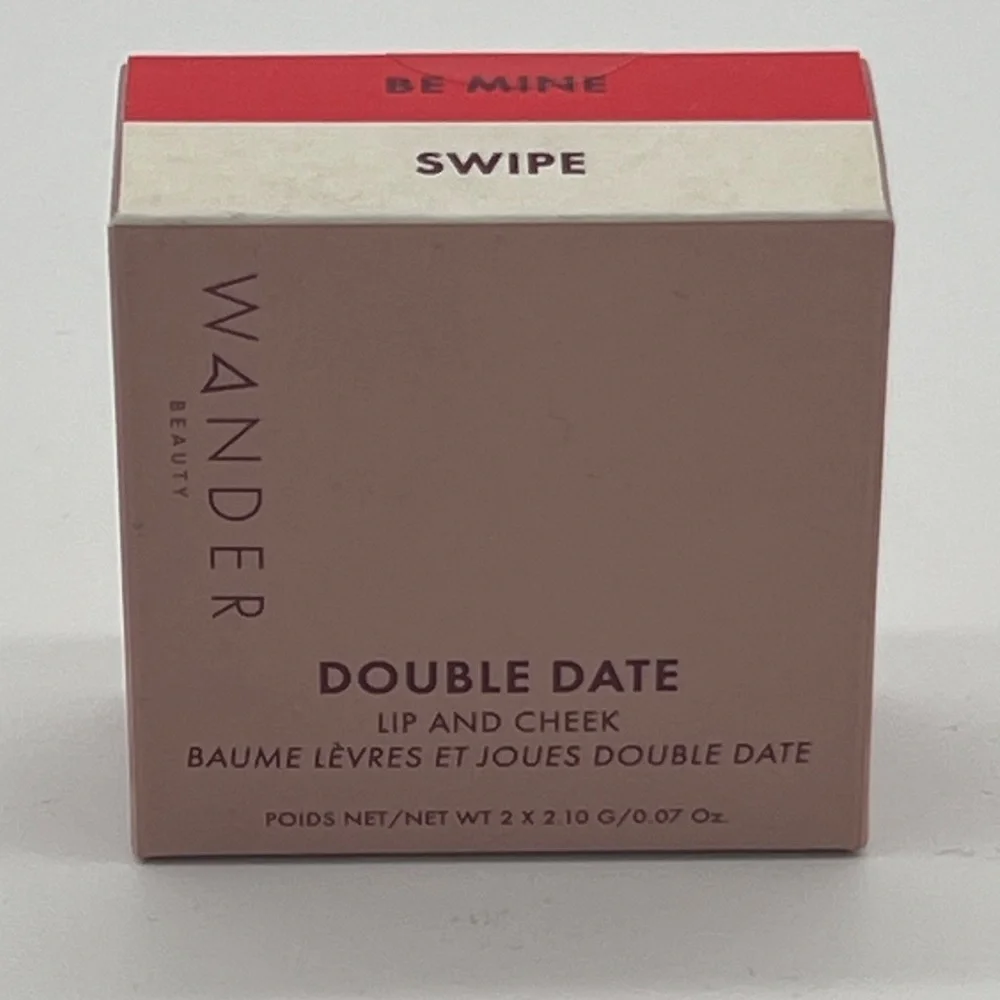 Wander Beauty Double Date Lip and Cheek Balm – Be Mine &‎ Swipe – New in Box